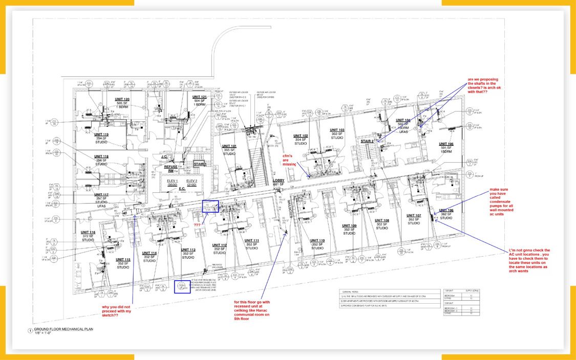 Redline Markup Redline Drawings Asbuilt Drawings NY Engineers