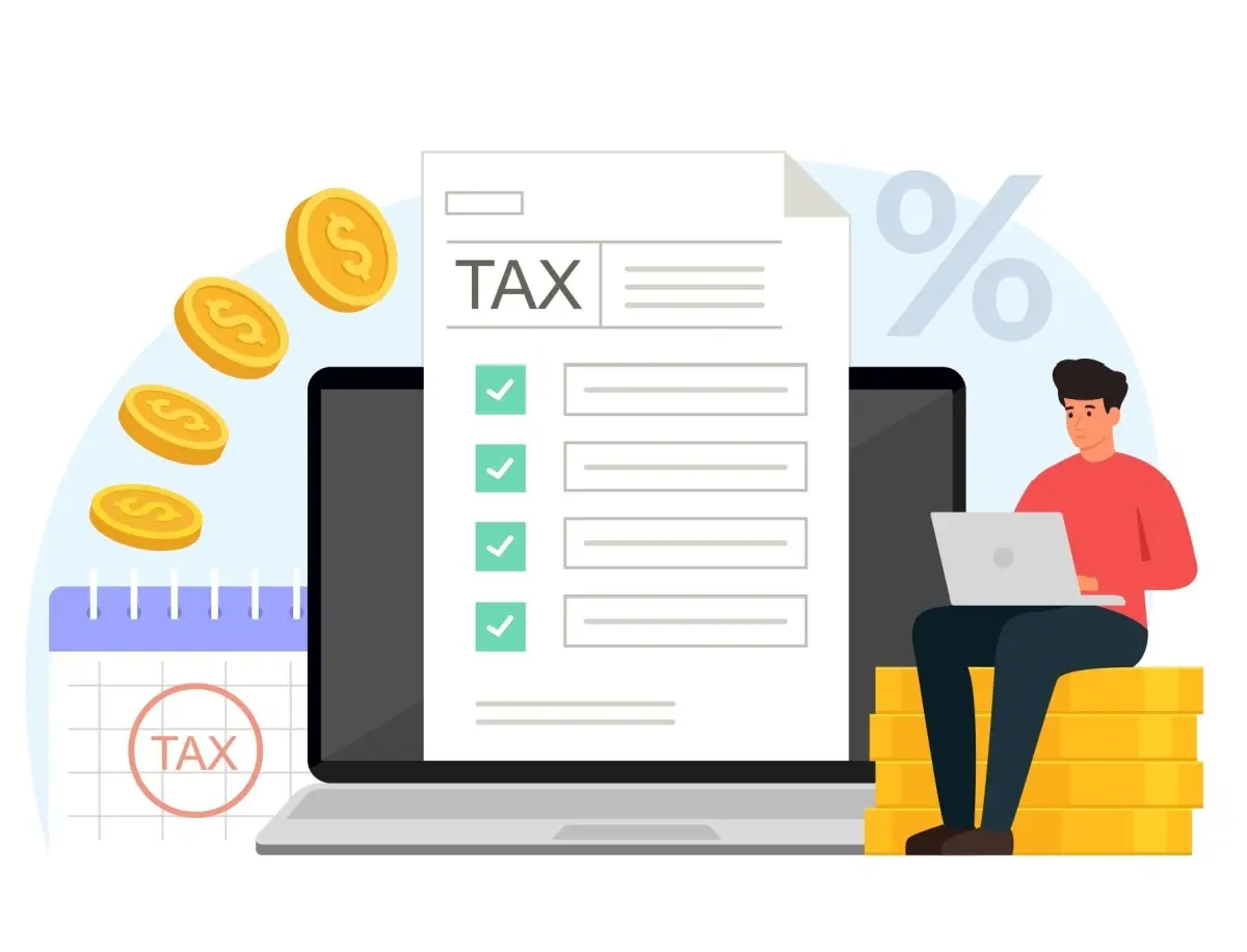 Online Tax Concept